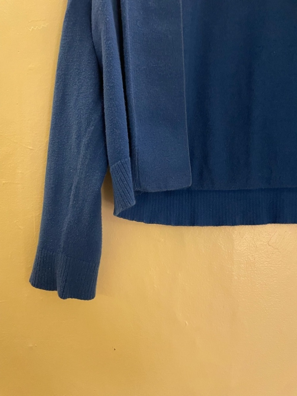 Old Navy Dark Blue Cardigan Sweater Cotton Office Beach Casual Light Cover Up - Picture 10 of 13